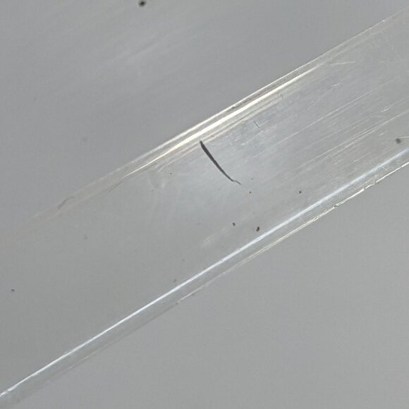 Vintage 1970's Italian Designer Plexiglass & Aluminum Guzzini Ashtray Made Italy - Picture 10 of 16